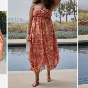 Anthropologie Cotton Blend Harem Jumpsuit